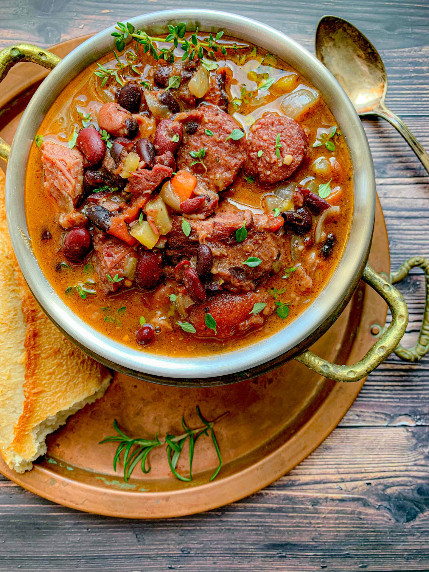 Cassoulet French Bean Stew Dish Wallpaper