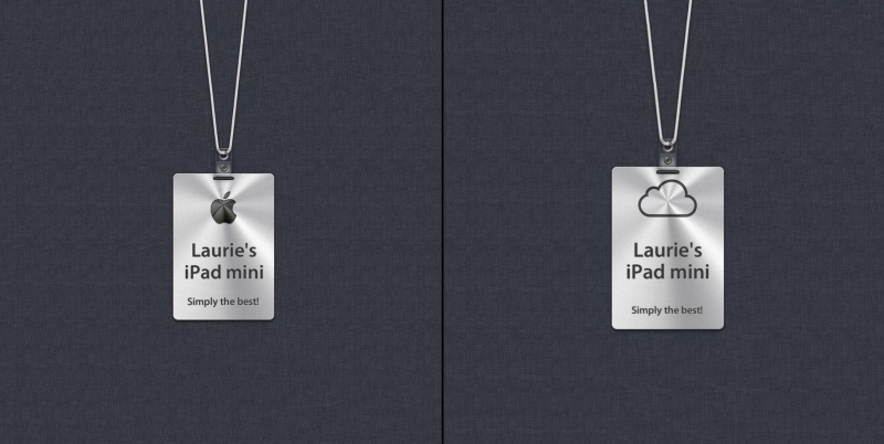 Cool iPad Mini Personalized Name Badge Wallpaper Generator Link