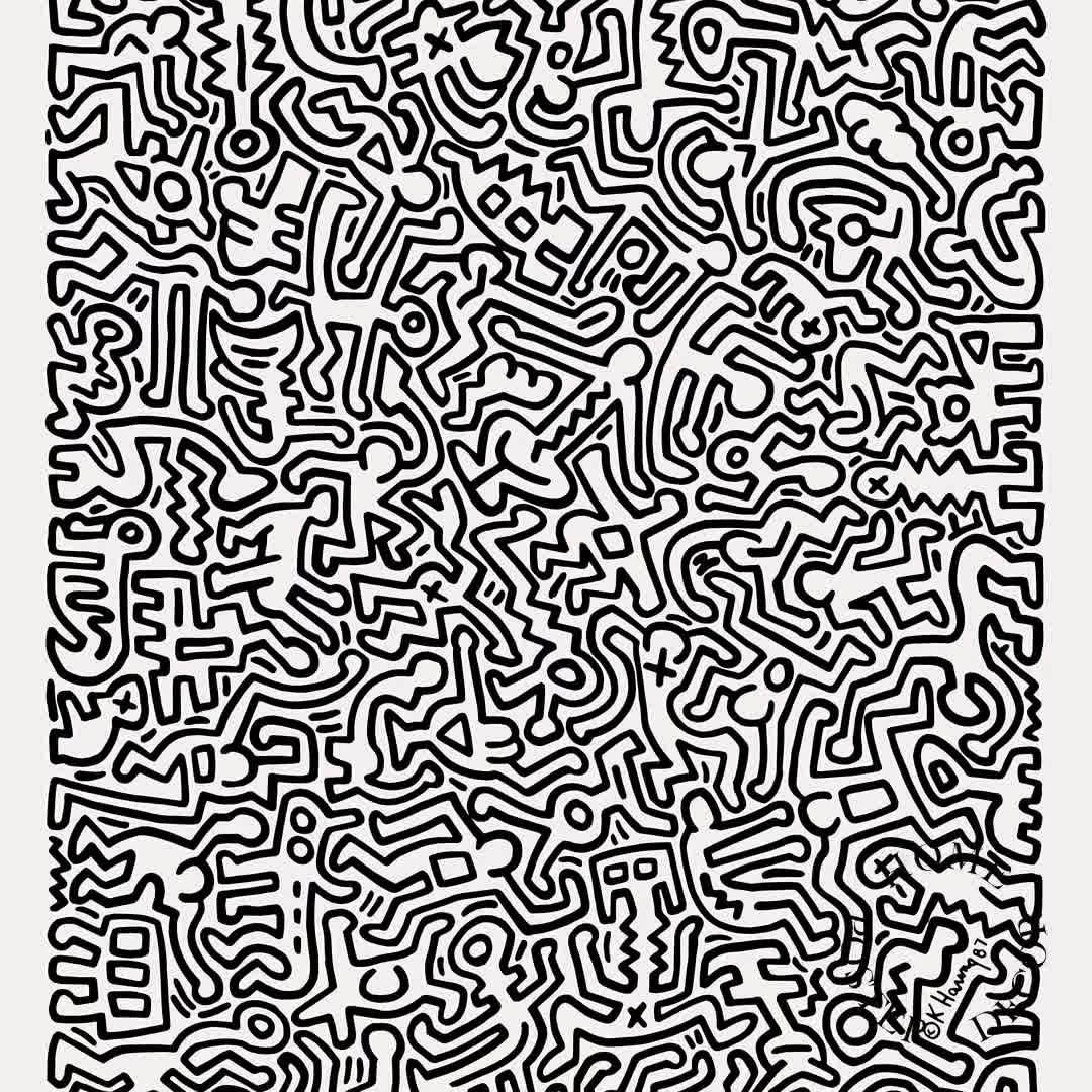 Black And White Graffiti Wallpaper