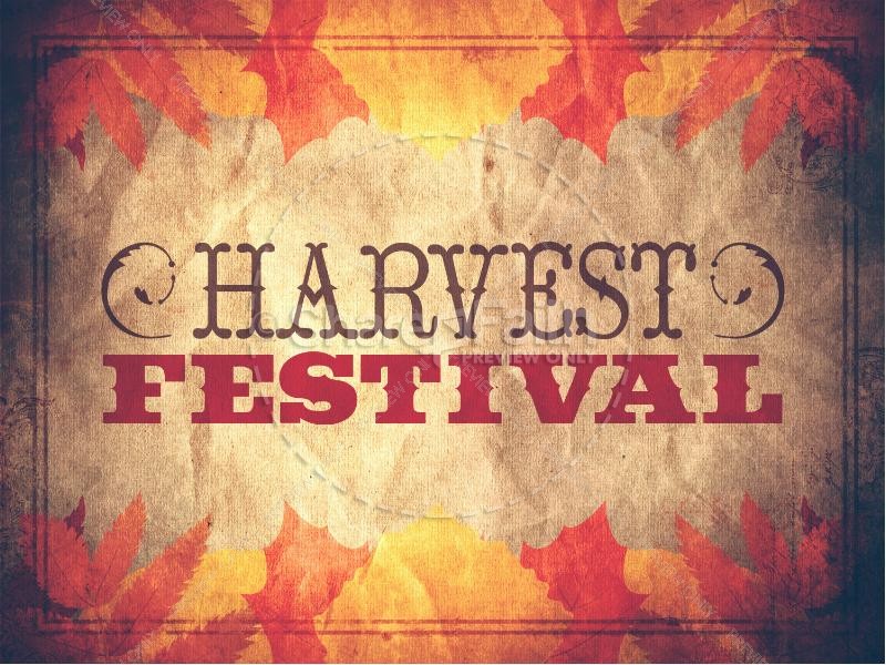 Church Harvest Festival Powerpoint Fall Thanksgiving Powerpoints