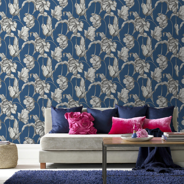 Harem Tulips Wallpaper Contemporary By Graham Brown