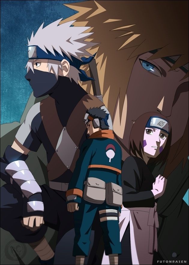 Team Minato Image Obito Rin And Kakashi HD Wallpaper Naruto