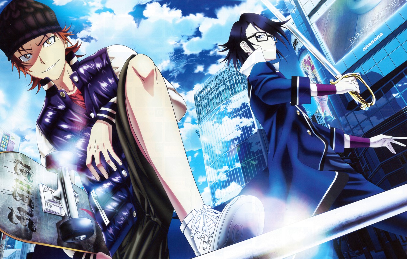 Wallpaper The City Sword Glasses Form Guys Skate K Project