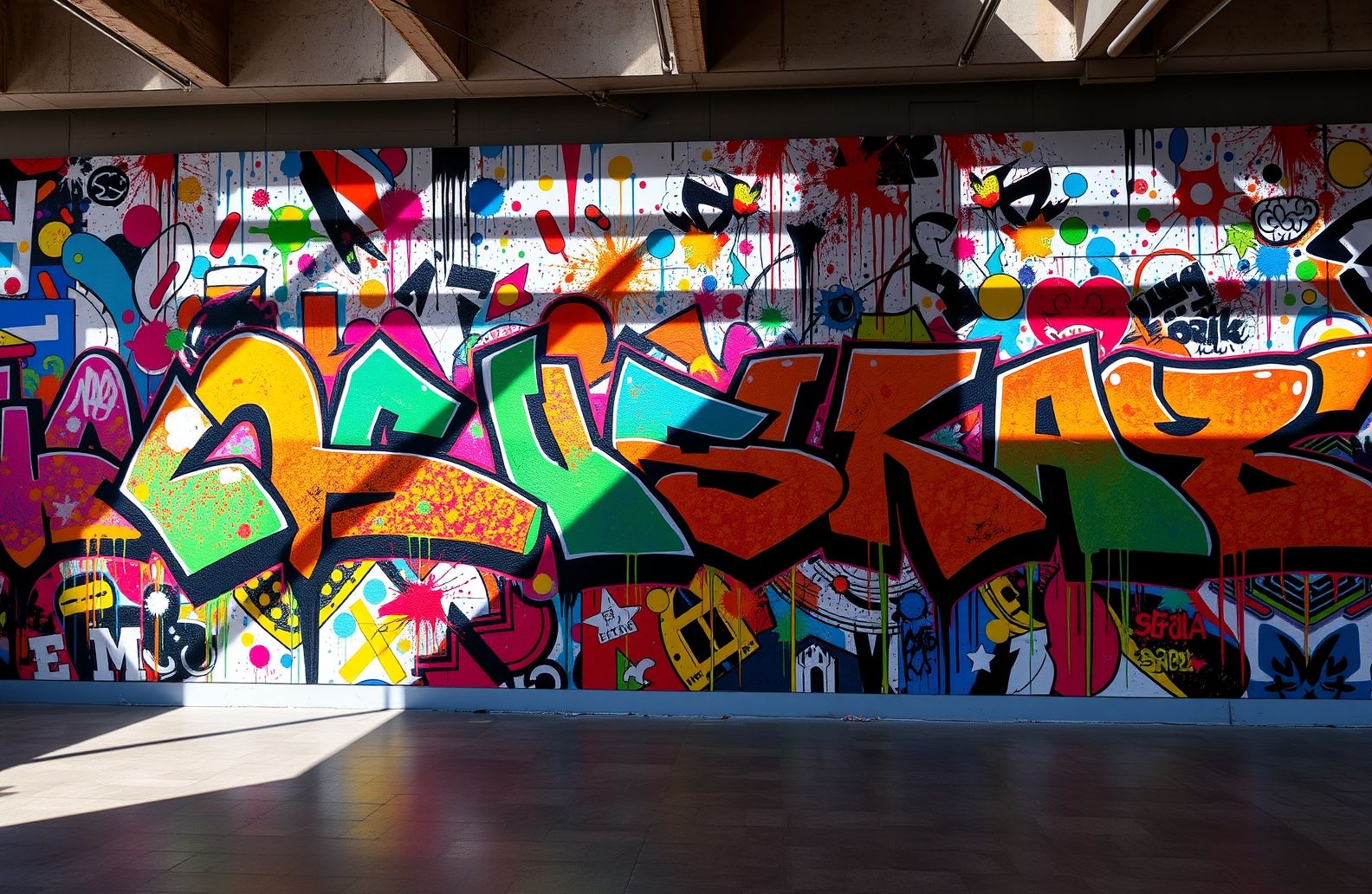 Abstract Graffiti Wallpaper