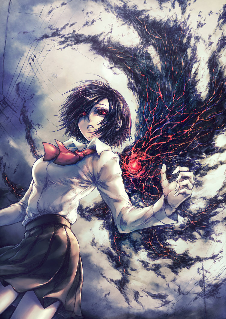 Tokyo Ghoul Kirishima Touka By Azll