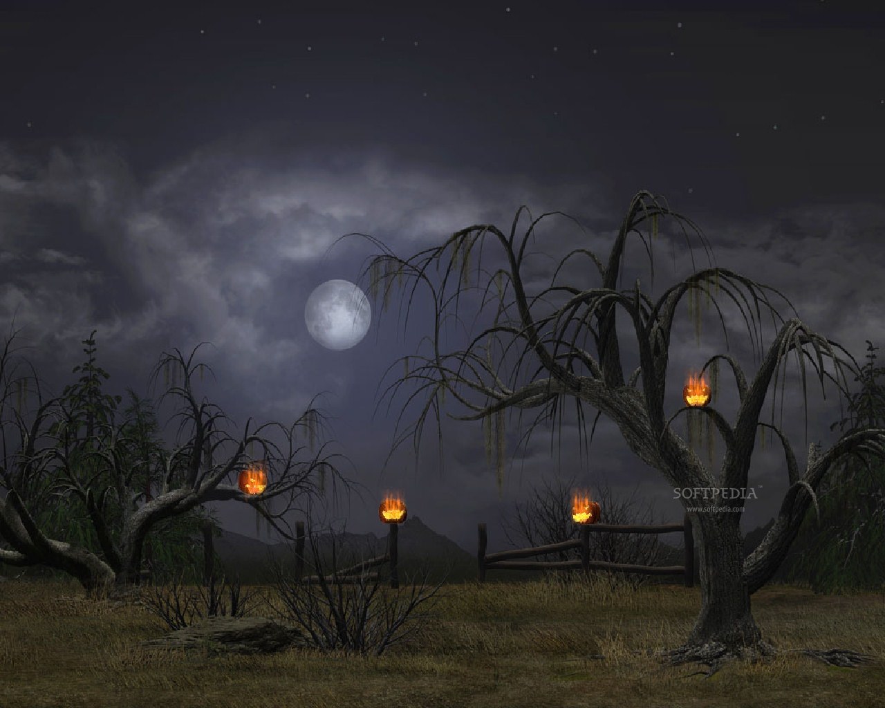 Halloween Night   Screensaver   This is the image displayed by 1280x1024