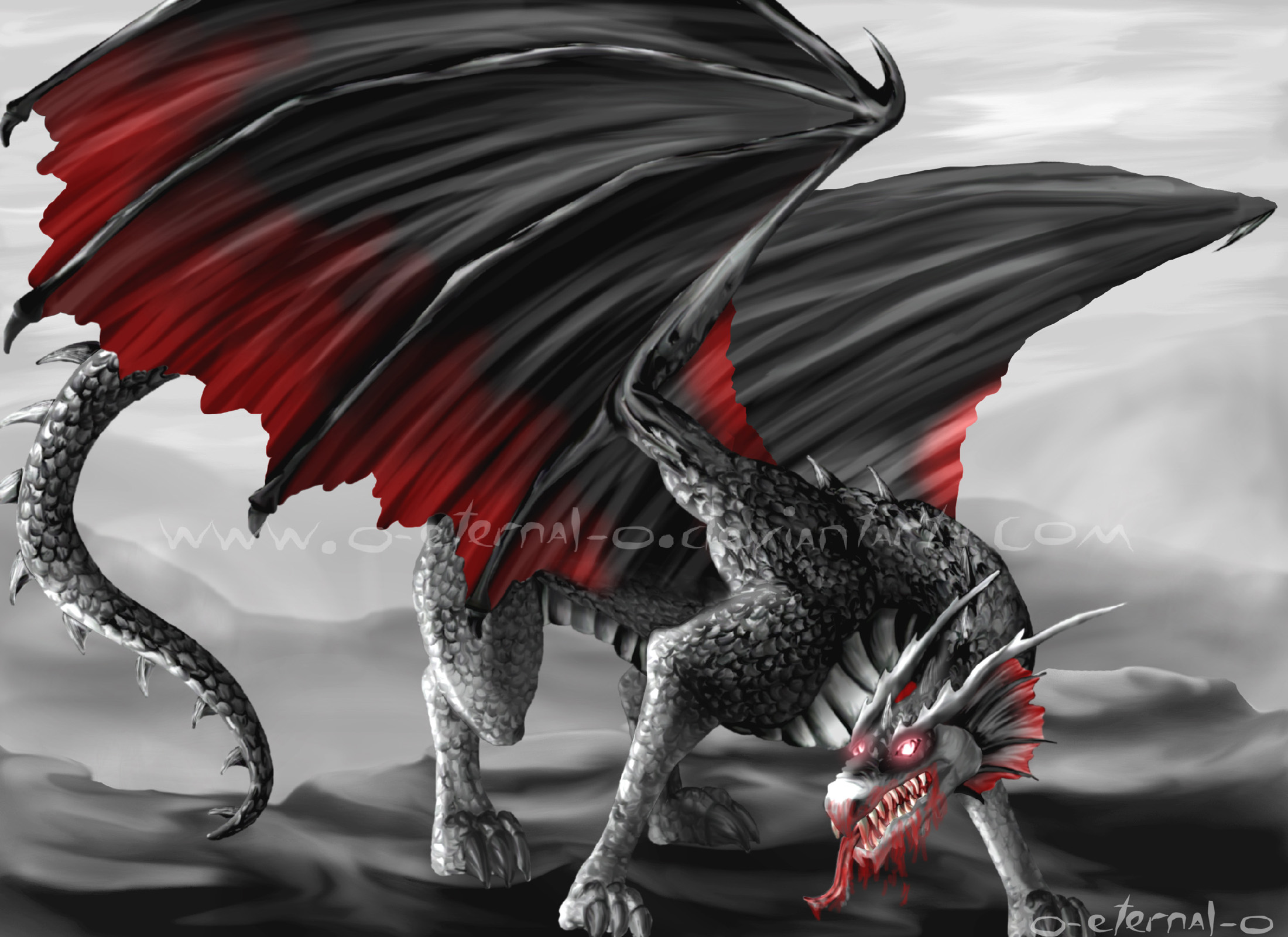 Vampire Dragon HD Wallpaper