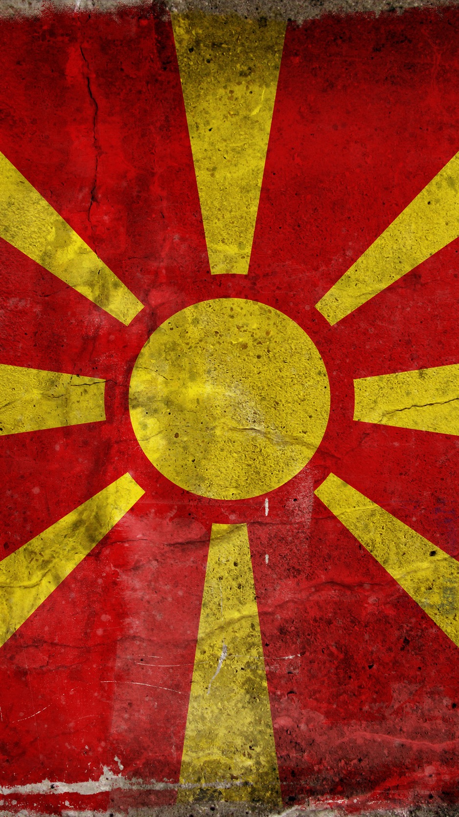 Wallpaper Flag Macedonia Color Texture Spot