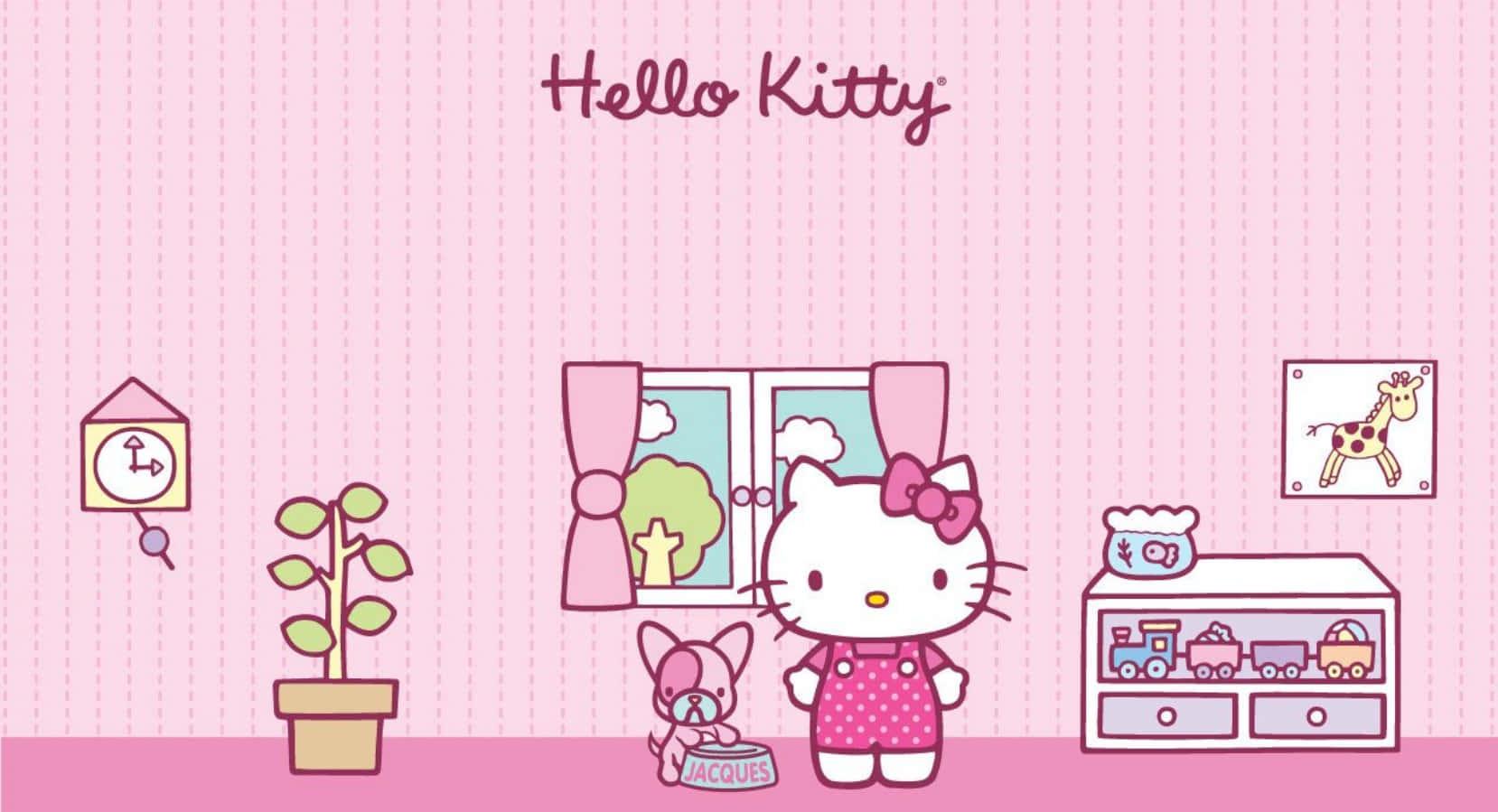Enjoy The Graphic And Fun Appeal Of Hello Kitty Laptop