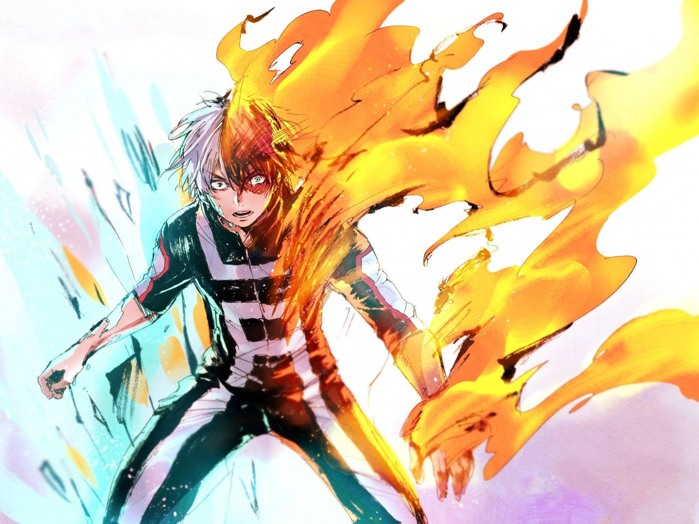 Cool Artwork Of Todoroki Wmmd0b2cdnd2retb Wallpaper