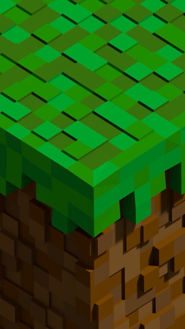 Minecraft Block iPhone Wallpaper