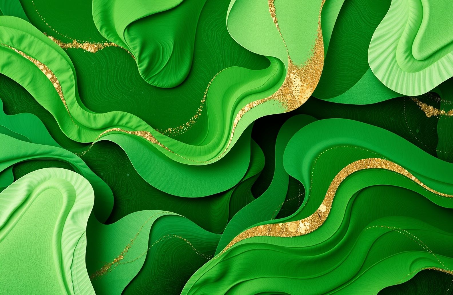 Abstract Green Wallpaper