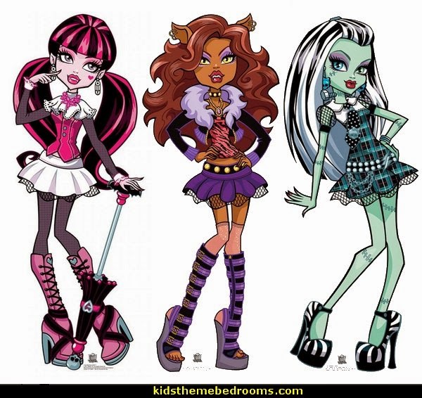 Monster High Draculaura Frankie Stein Clawdeen Wolf