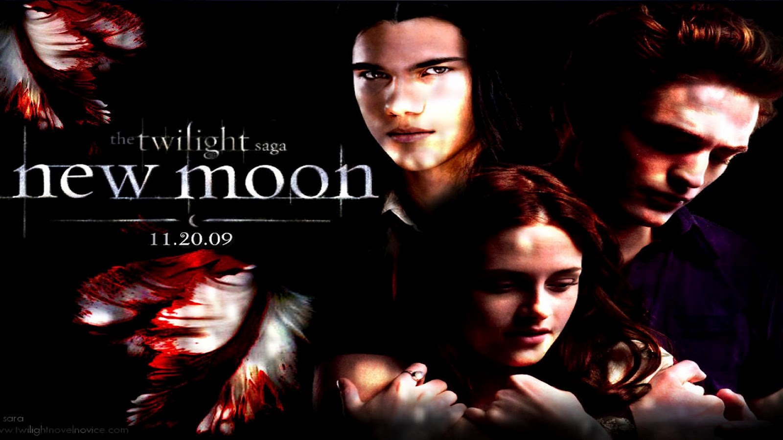 New Moon Poster Twilight Wallpaper The Saga