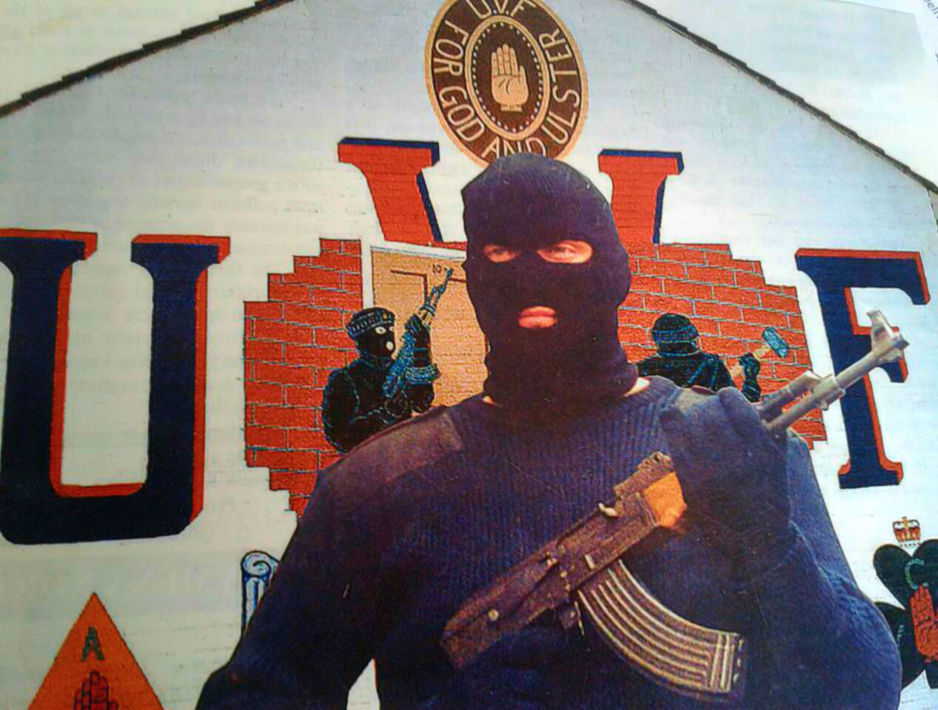 Uvf Volunteer Militant Murals Wall Northern