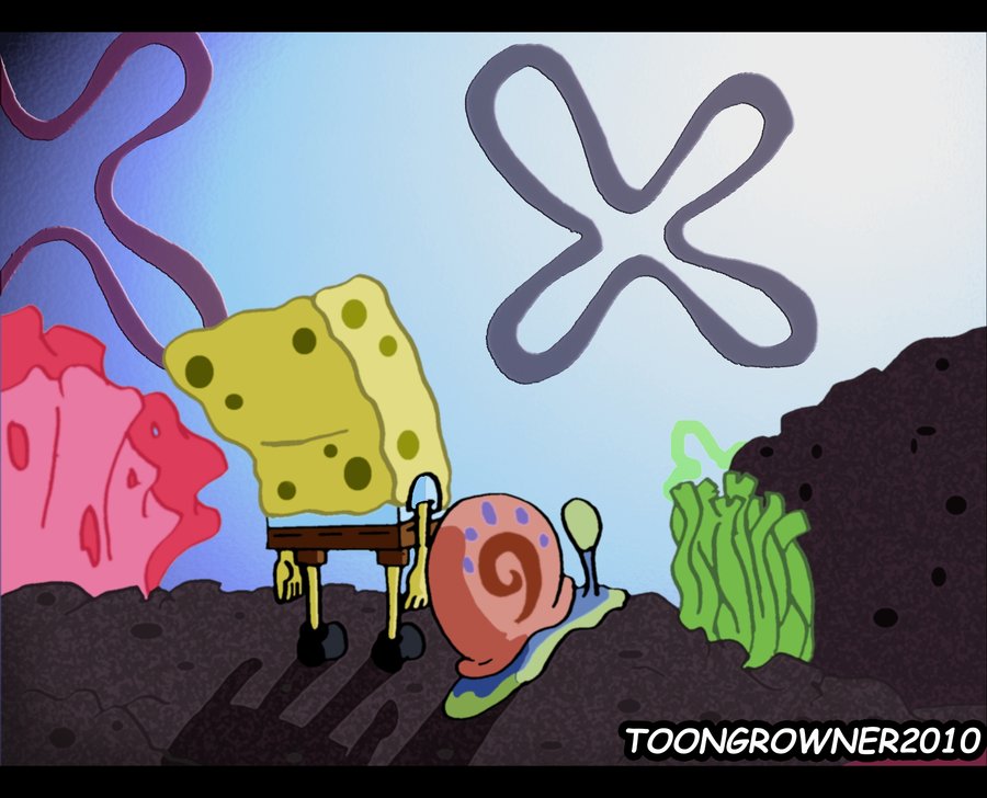 Free Download Spongebob Sky Background Flowers In The Sky By