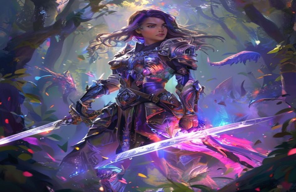 Fantasy Female Warrior Wallpaper