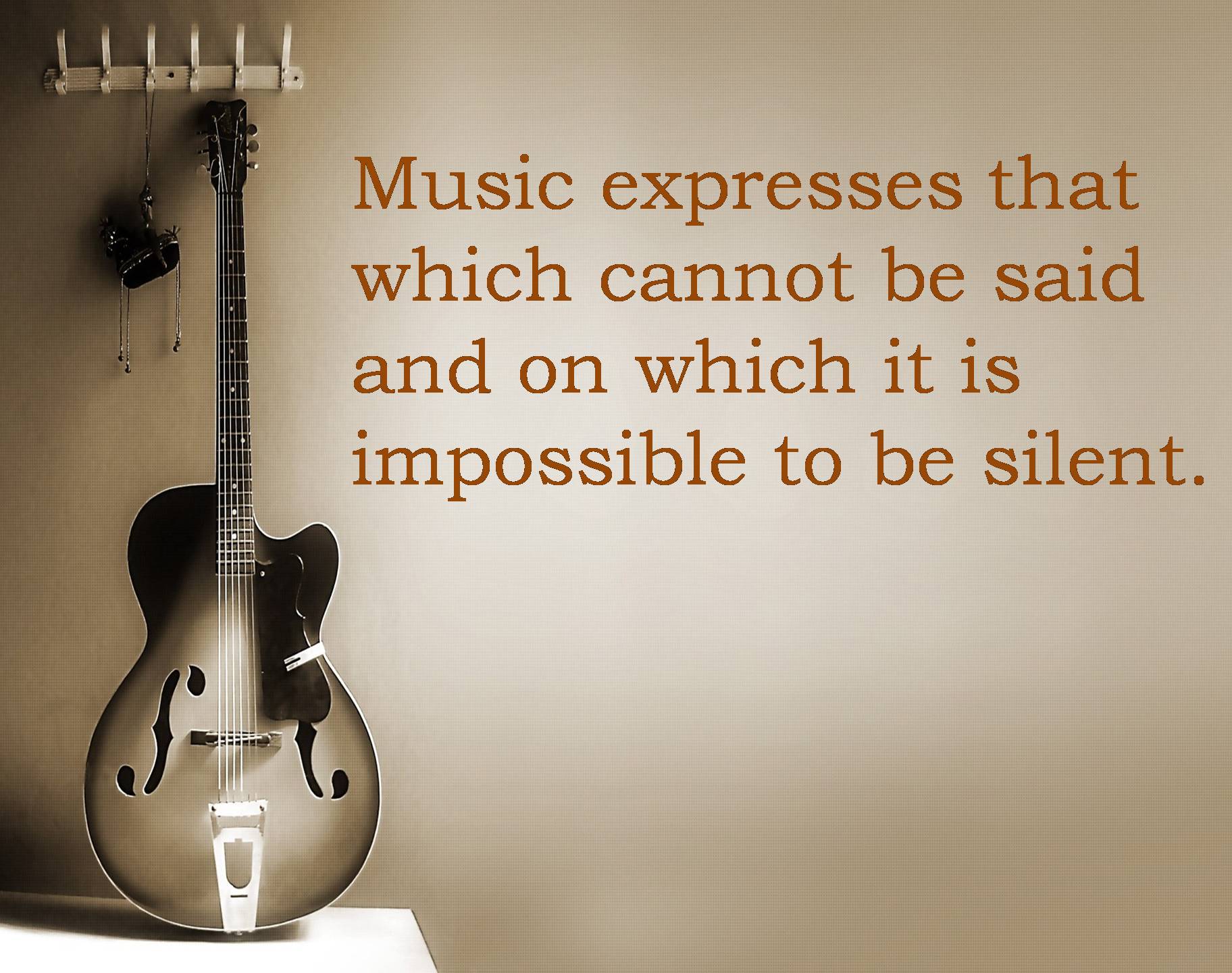 Quotes And Icons Image Music Quote HD Wallpaper Background