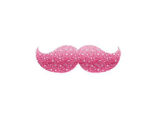 Mustache Wallpaper Pink