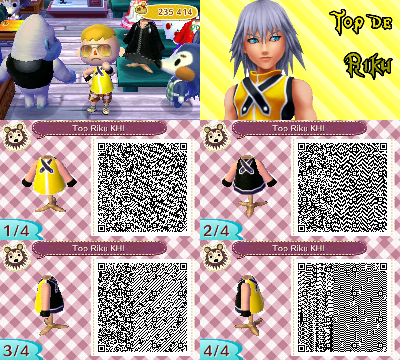 QR Code ACNL Top de Riku by One Eco on