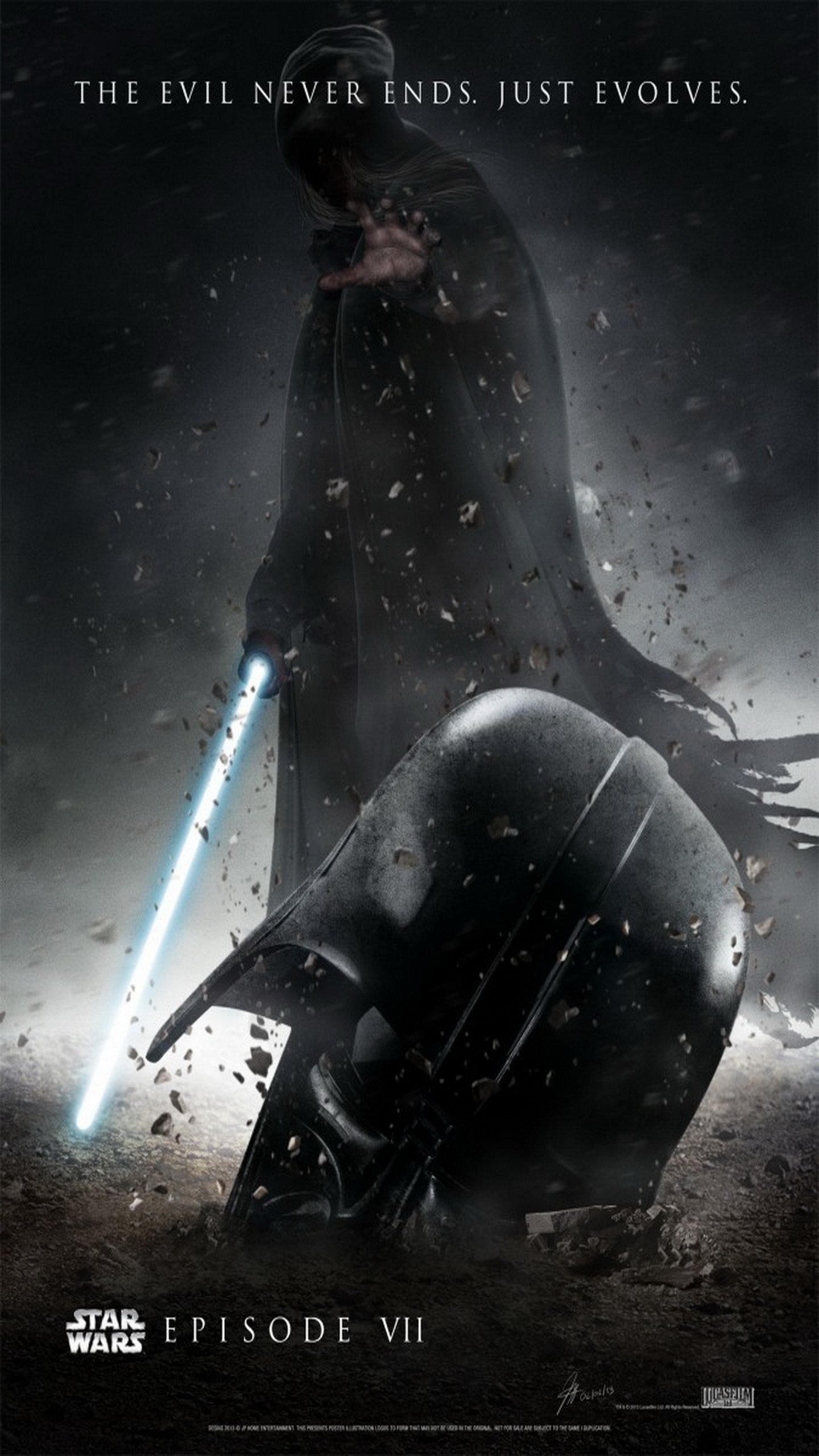  Episode VII The Force Awakens Poster Galaxy Note Wallpaper