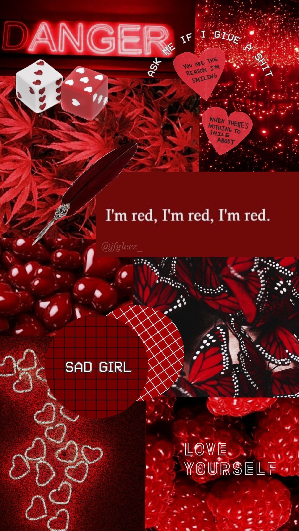 Cute Red Wallpaper On