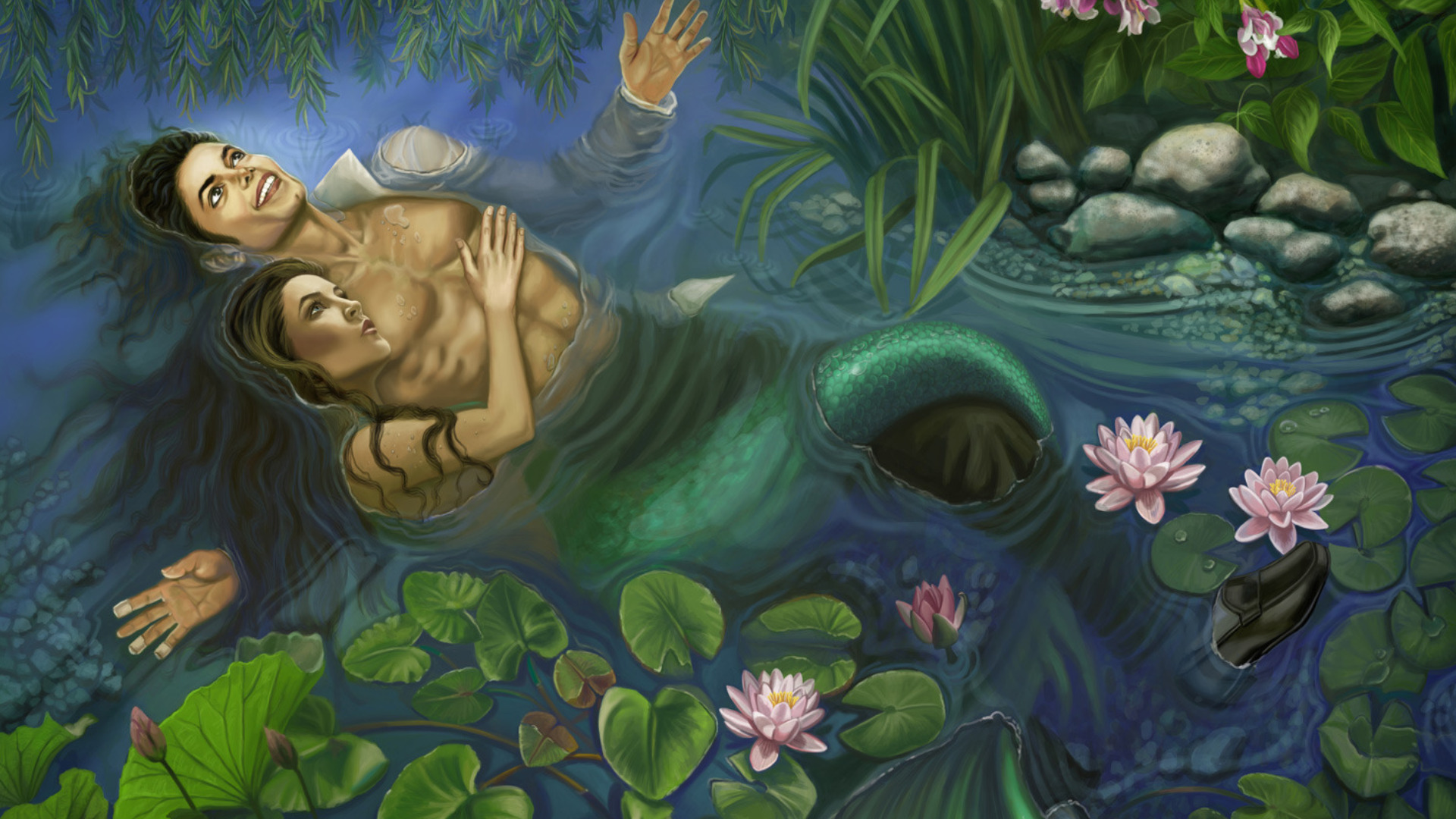 Mermaid Puter Wallpaper Desktop Background