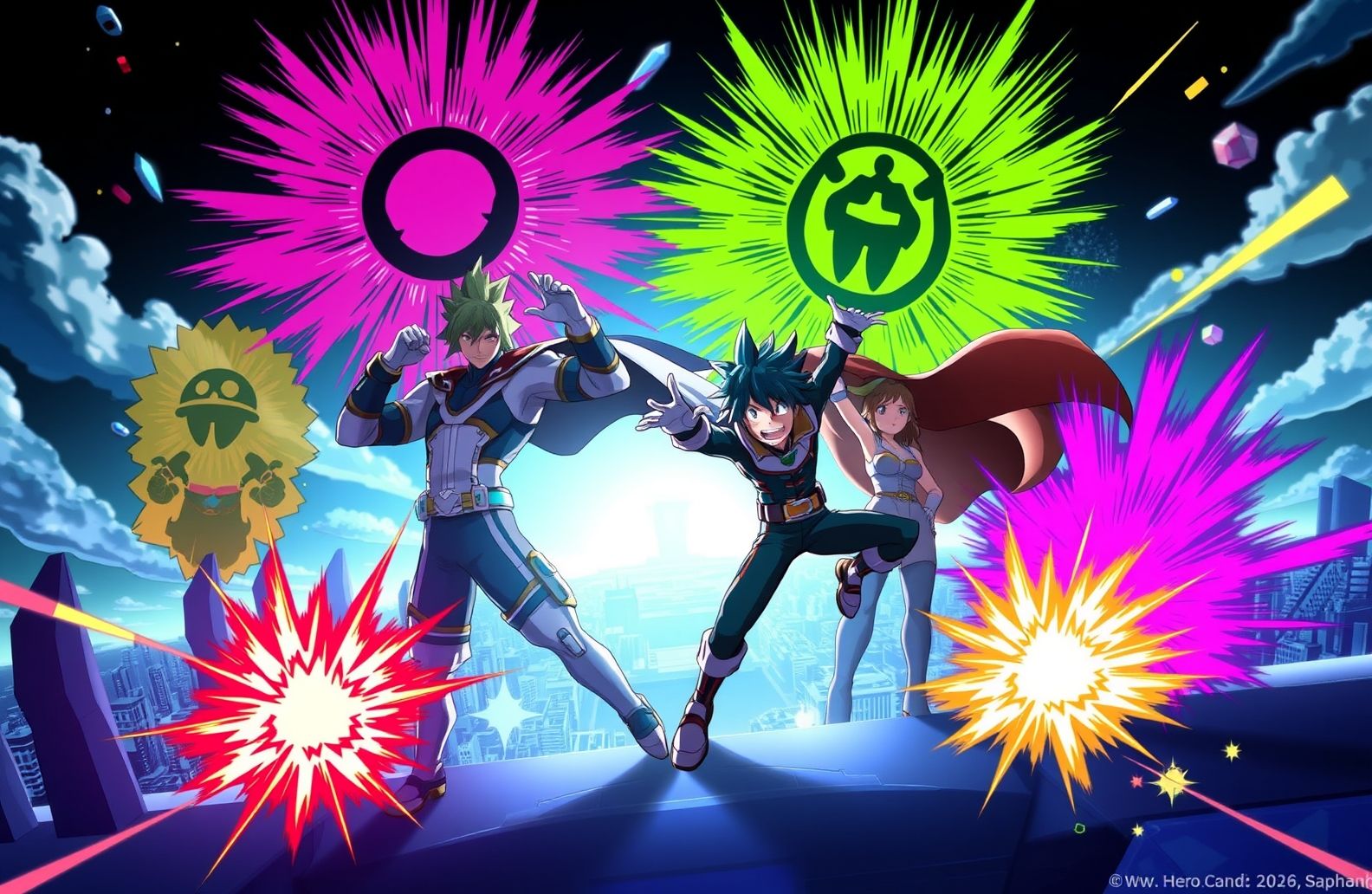 My Hero Academia Two Heroes Wallpaper