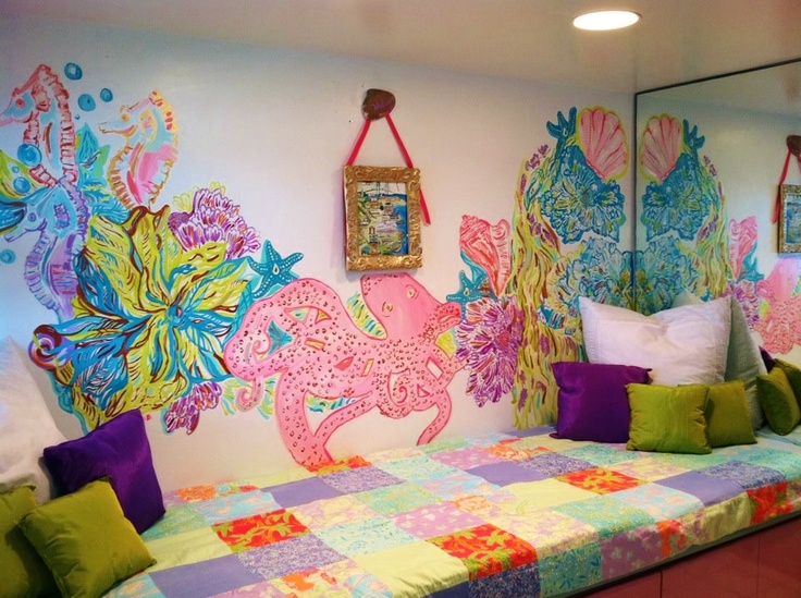 With Lilly Pulitzer Bedding My Customer Wanted Seahorses Octopus