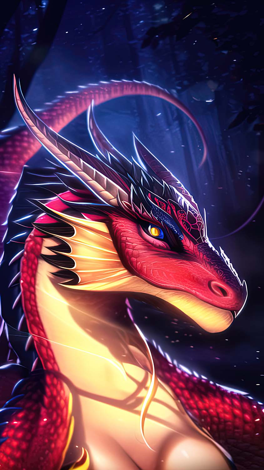Fire Dragon Wallpaper For iPhone