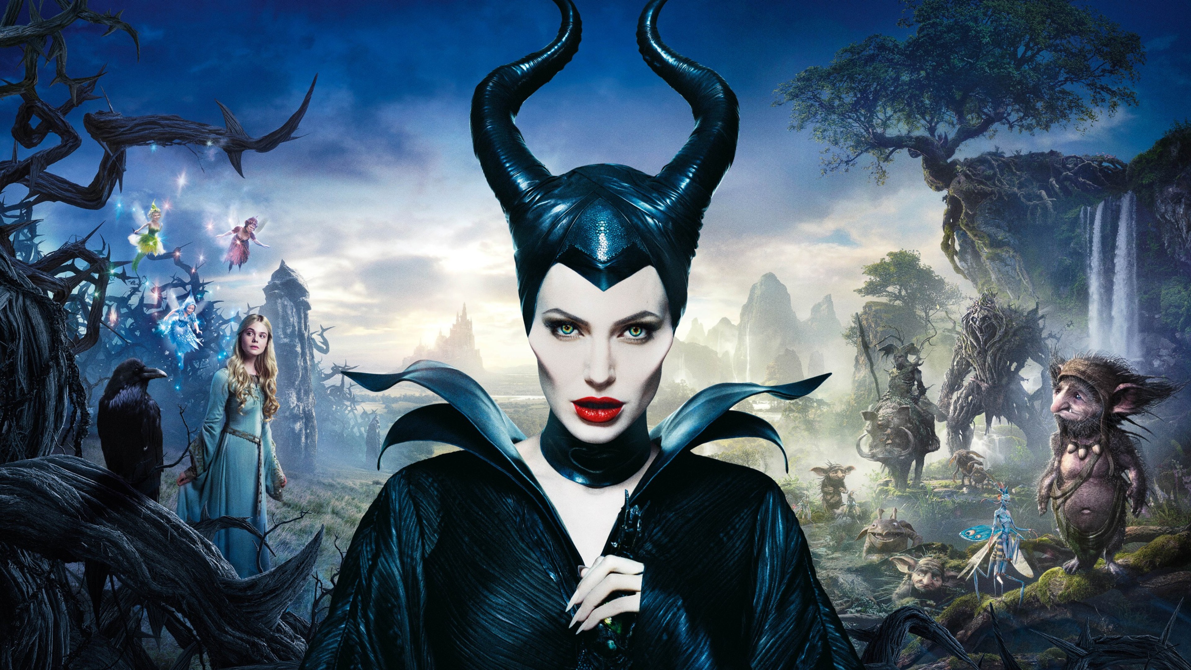 Angelina Jolie In Maleficent Movie Resolution HD