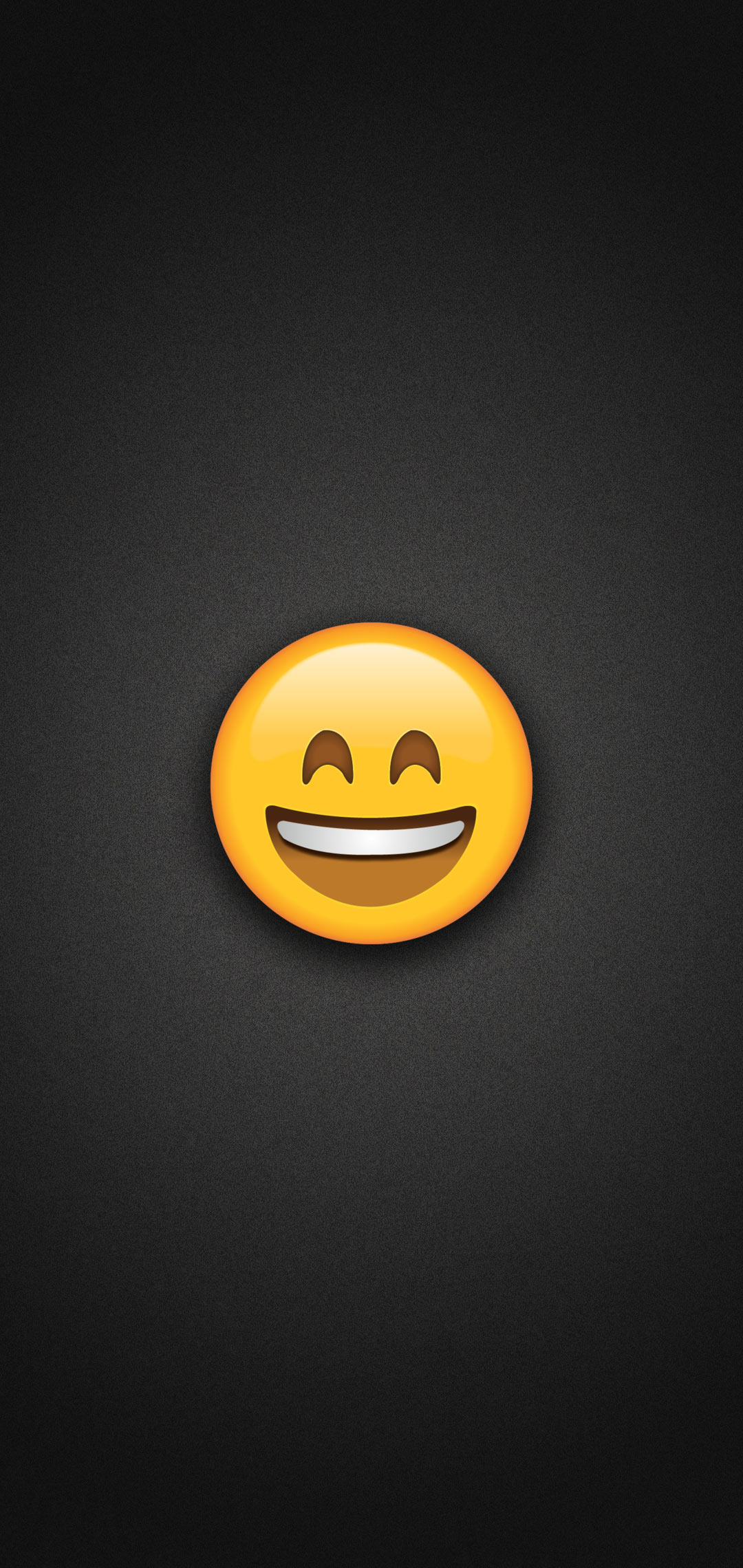Smiling Emoji With Eyes Phone Wallpaper
