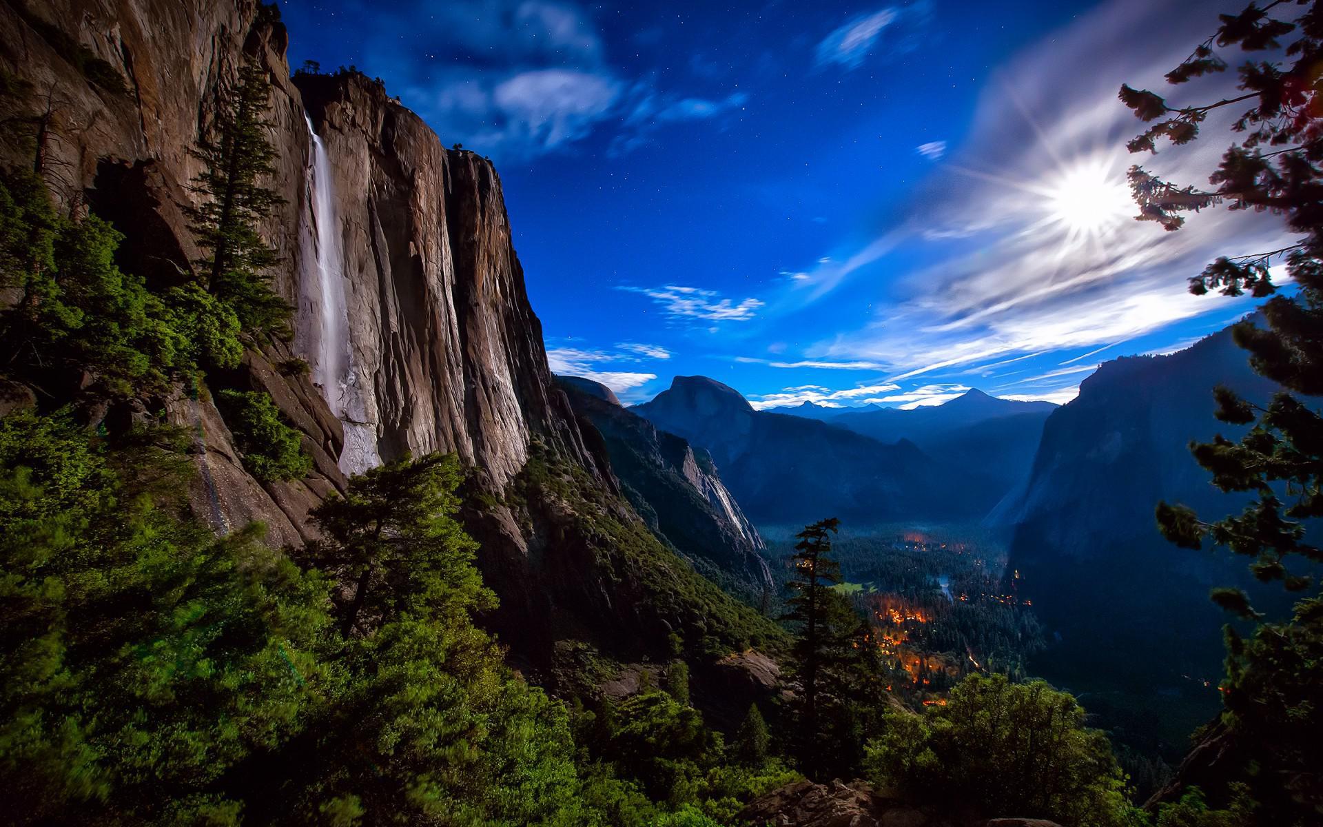 HD Yosemite National Park Forest Valley Wallpaper