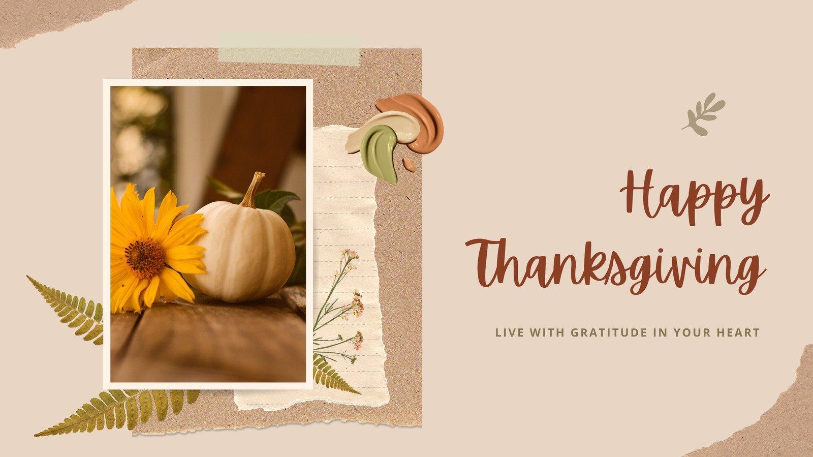 To Edit Thanksgiving Desktop Wallpaper Templates