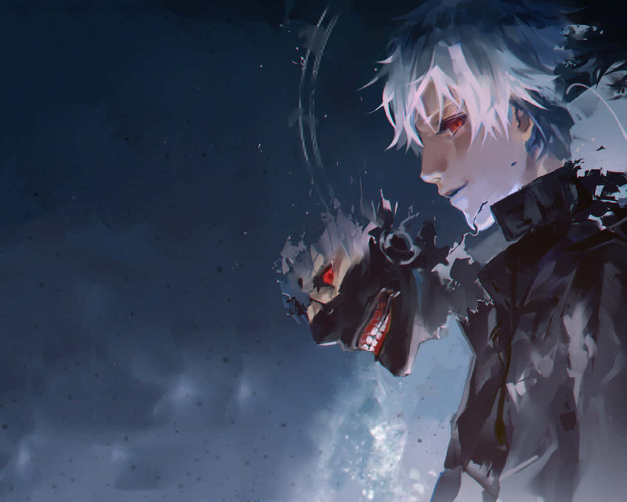 Anime Boy With Mask Wallpaper