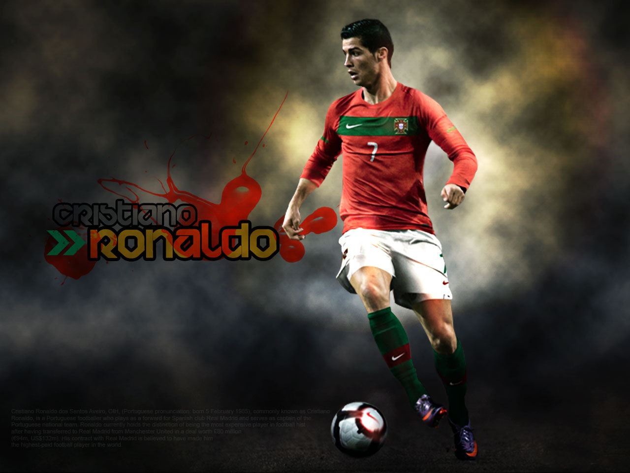Best Awesome Cristiano Ronaldo HD Wallpaper
