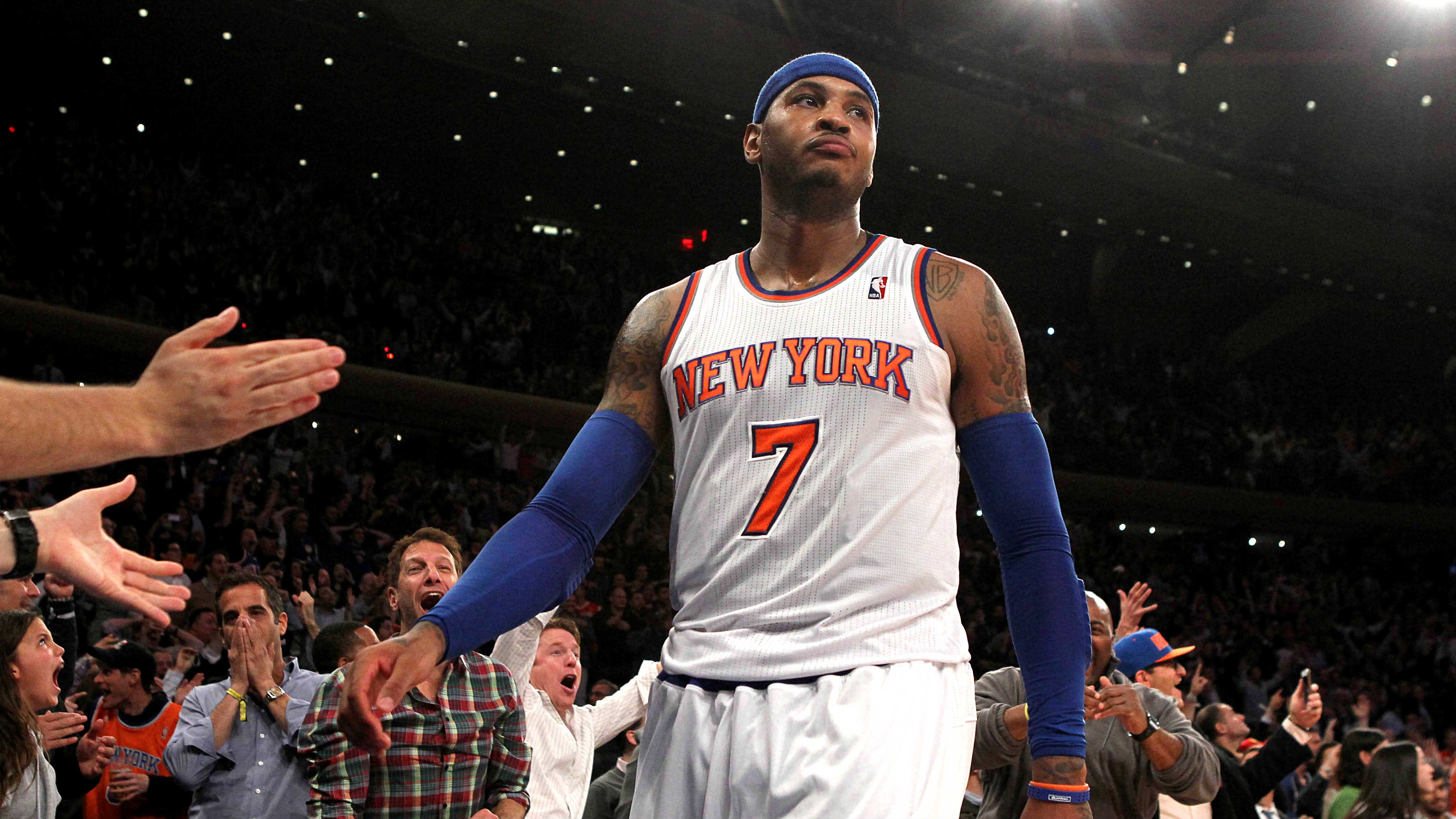 New York Knicks Carmelo Anthony HD Wallpaper Background Image
