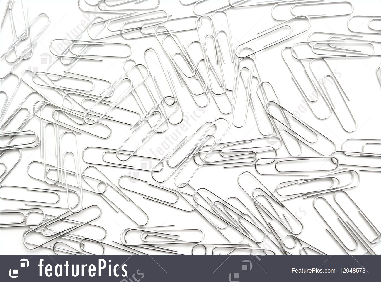 Office And Close Up Paperclip Background Stock Picture I2048573