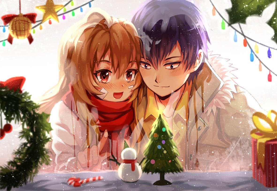 My Collection Of Christmas Winter Anime Background X Post From