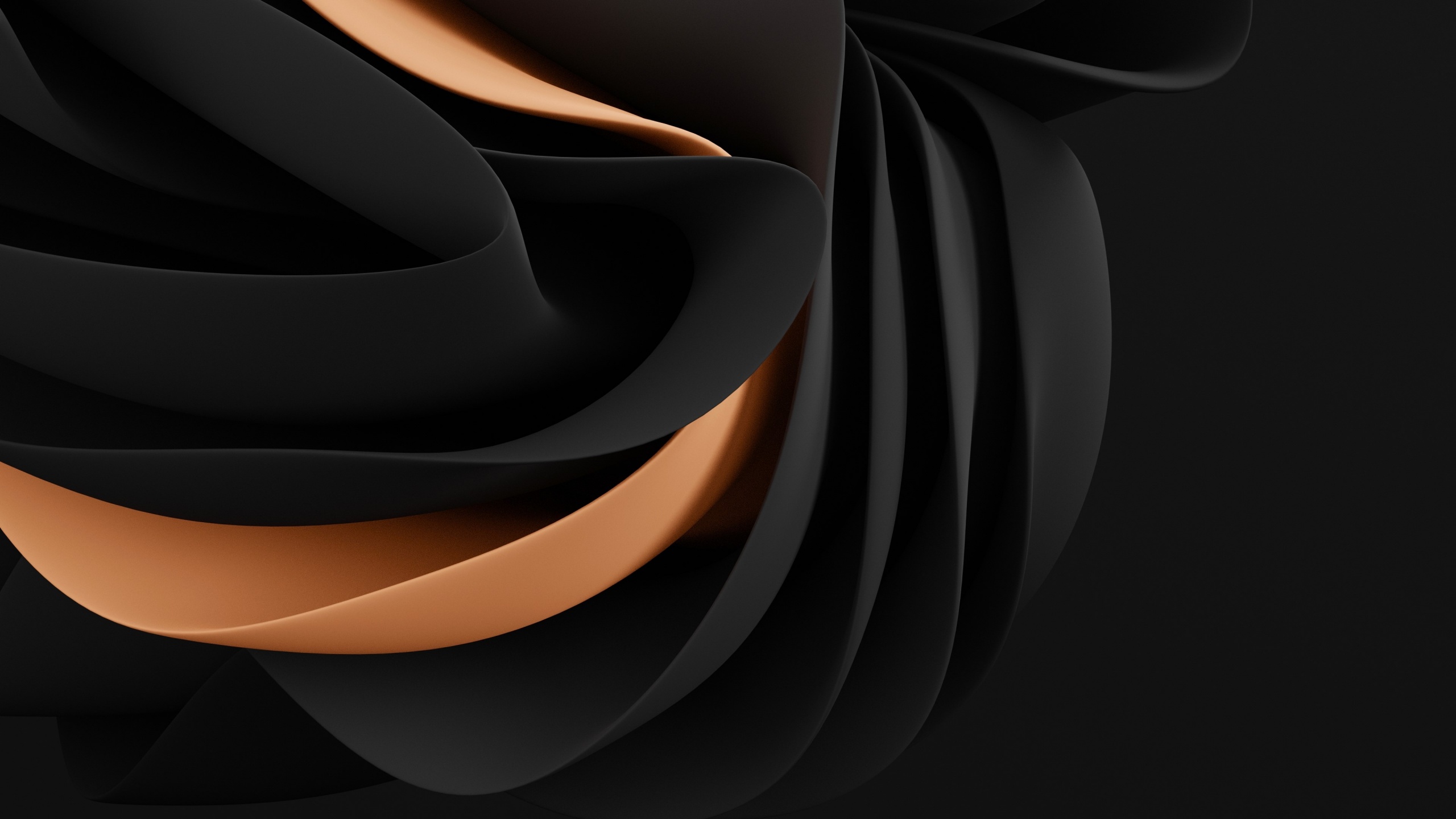 Black Abstract Art Wallpaper Desktop