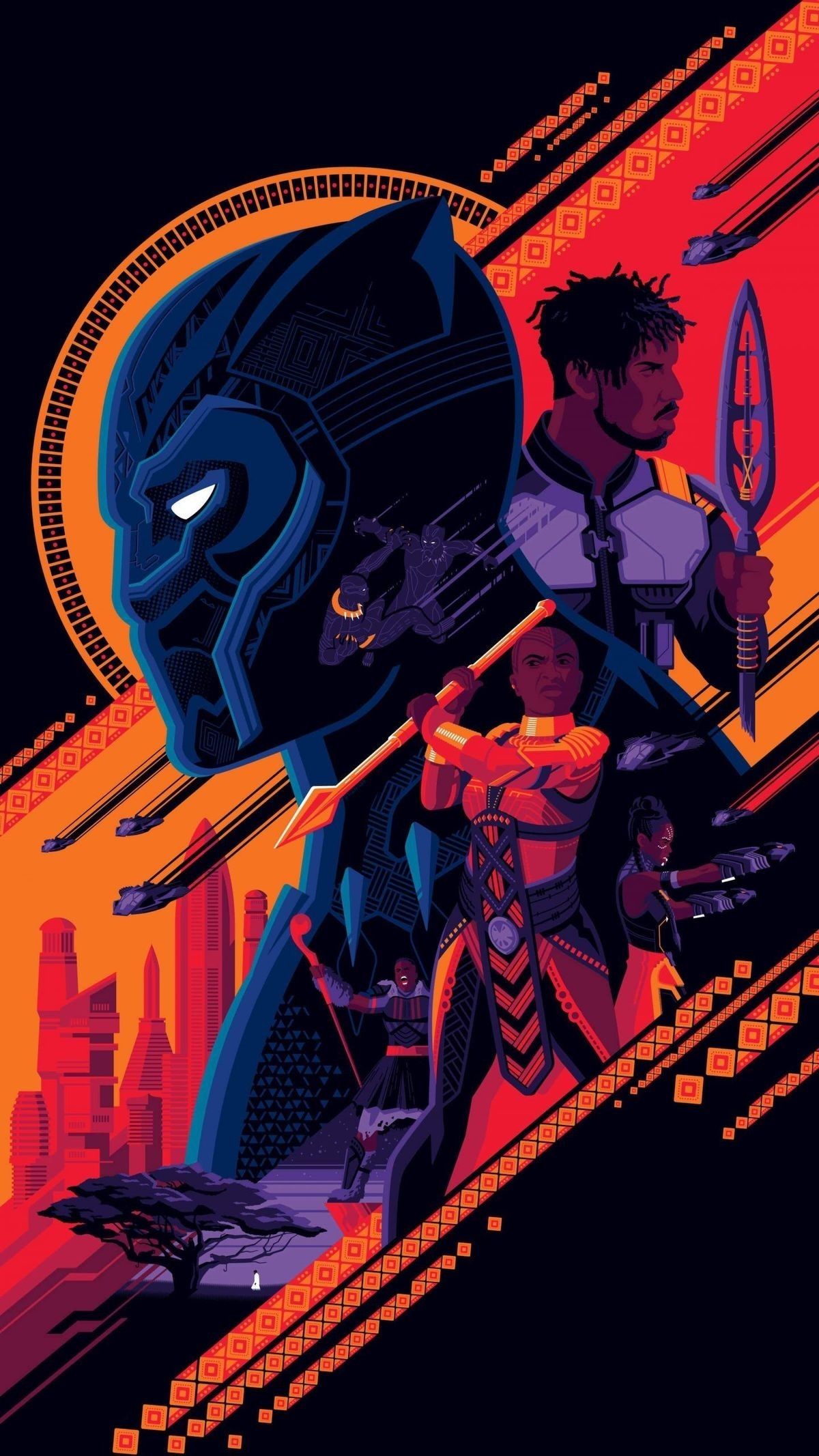Black Superhero Wallpaper HD