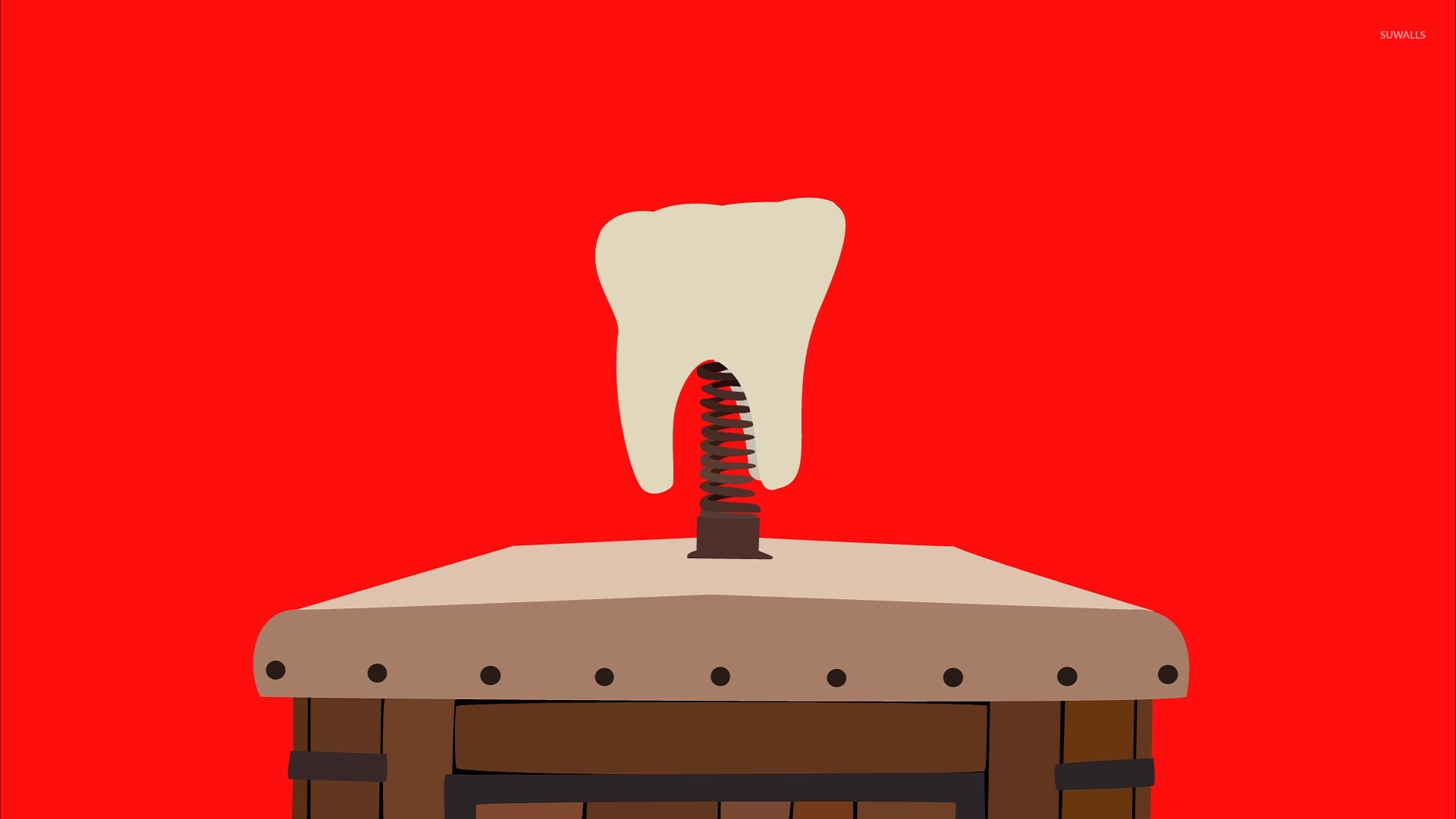Dentist Cart Tooth Django Unchained Wallpaper Minimalistic