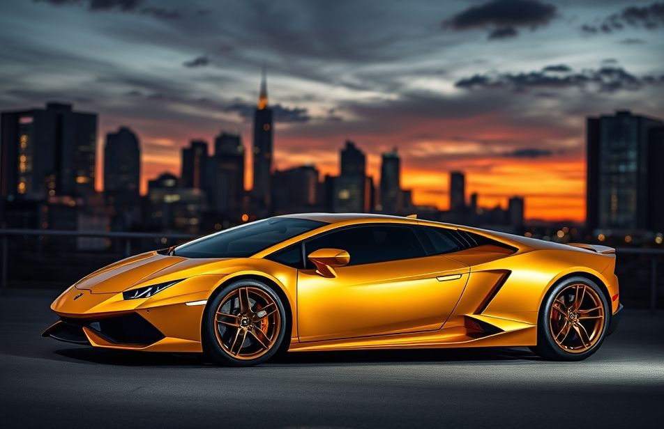 Gold Lamborghini Wallpaper