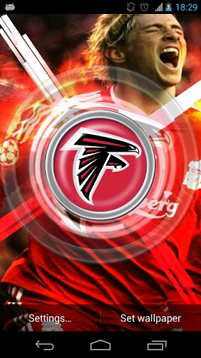 Bigger Atlanta Falcons Live Wallpaper For Android Screenshot