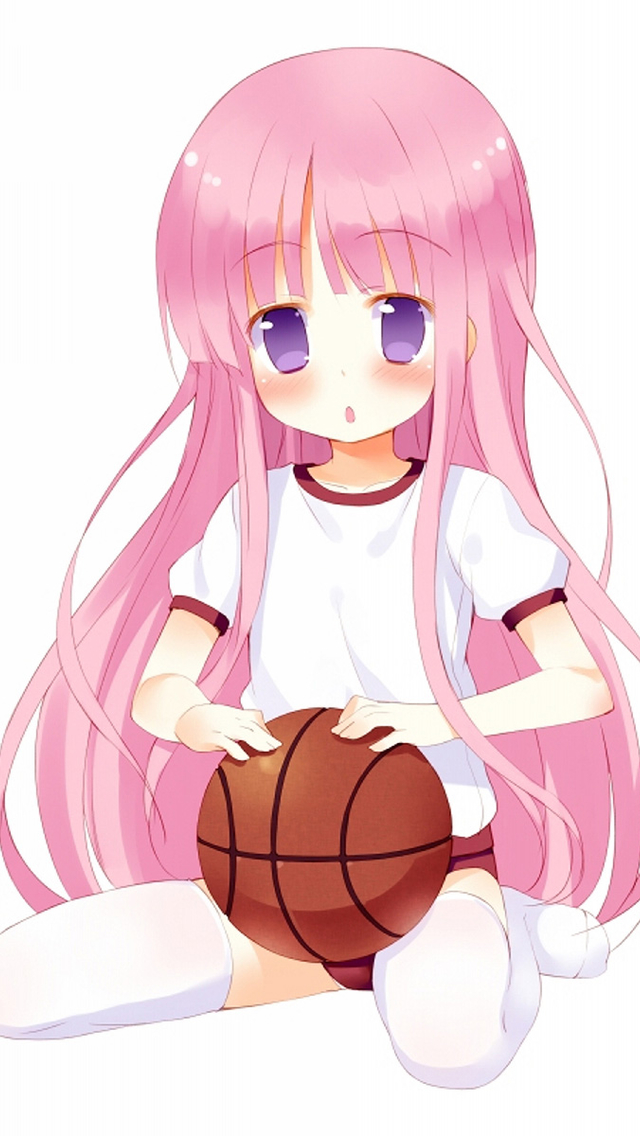 Basketball Anime Girl Wallpaper   Free iPhone Wallpapers