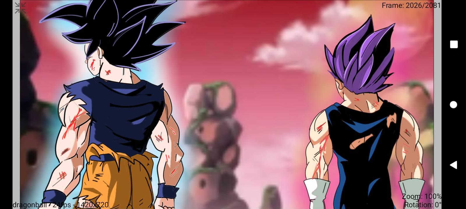 Ultra Instinct Goku And Ego Vegeta By Tbgart