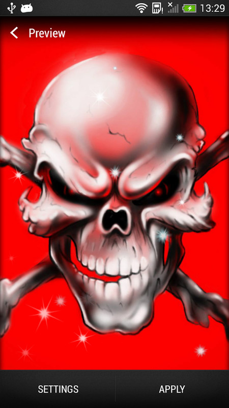 Skulls Live Wallpaper Android