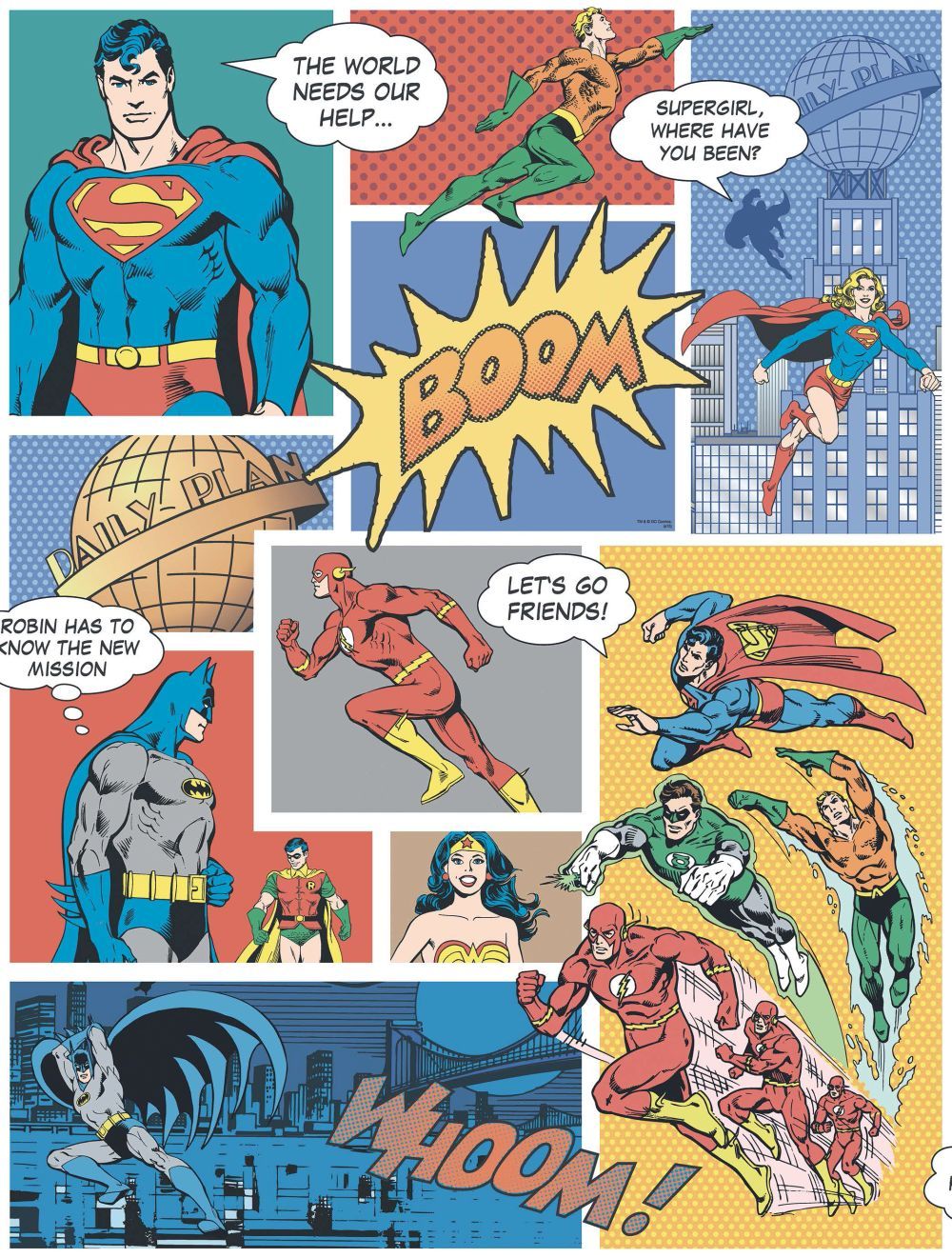 Justice League Multi Wallpaper By Galerie Cqc Flash Ics