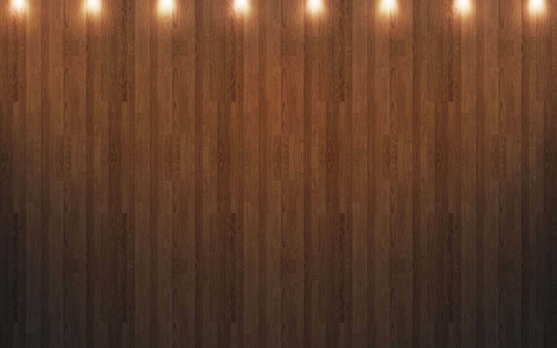 Wood Floor With Lights Wallpaper