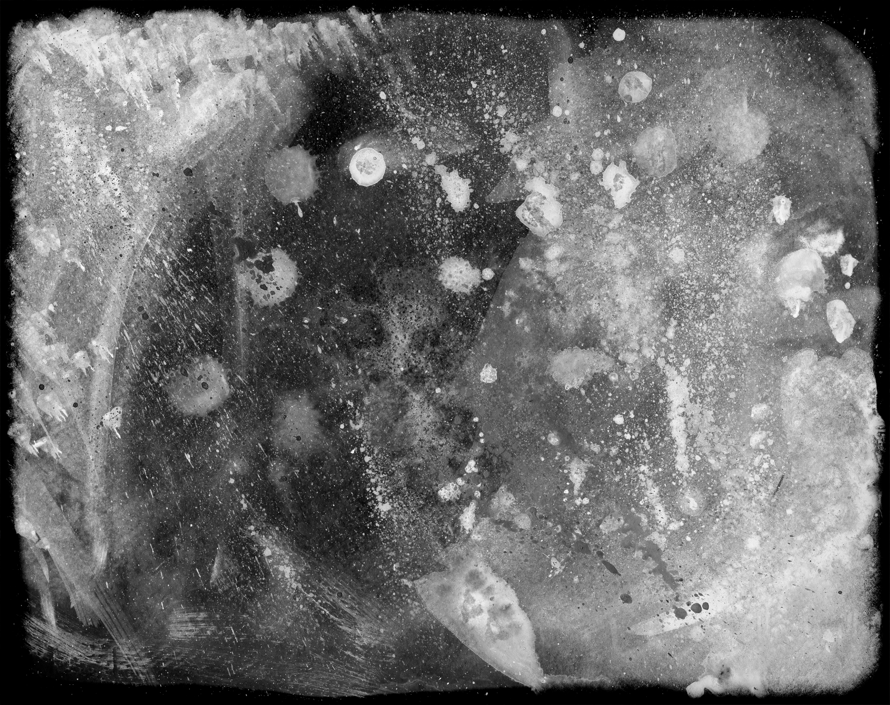 Photo Acrylic Tintype Grunge Abstract Smeared Splatter